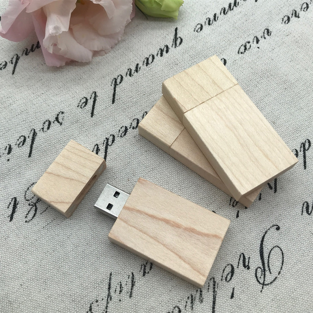 Maple wood flash drive. Eco friendly product