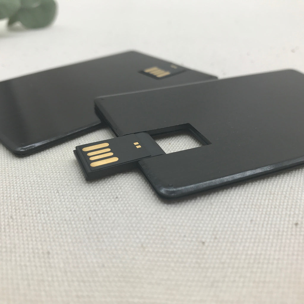 Black Alloy Metal Card USB - Media Alliance CT