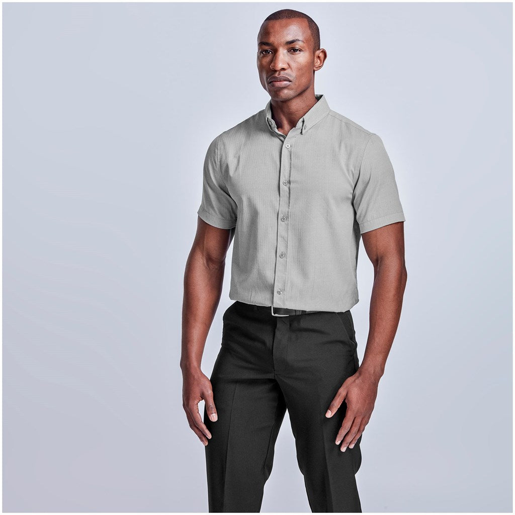 Mens Short Sleeve Nottingham Shirt - Purple