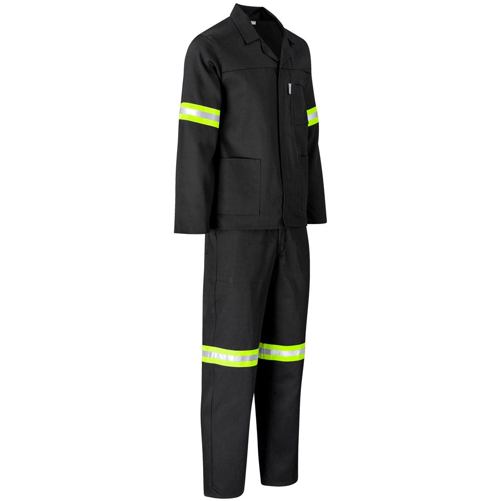 Trade Polycotton Conti Suit - Reflective Arms & Legs - Yellow Tape