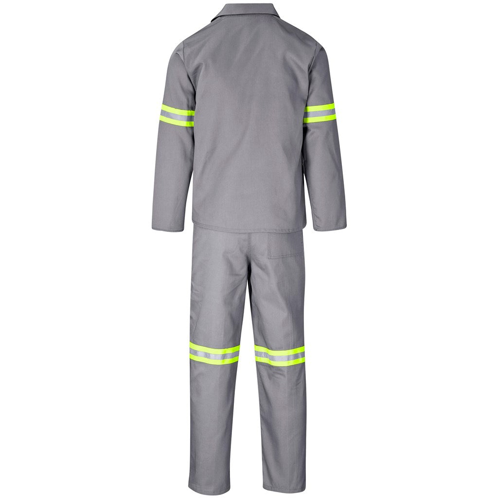 Trade Polycotton Conti Suit - Reflective Arms & Legs - Yellow Tape