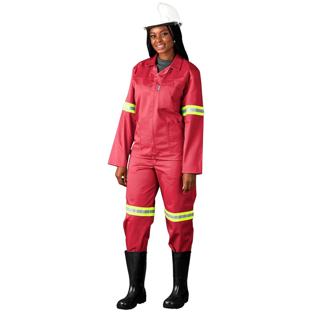 Trade Polycotton Conti Suit - Reflective Arms & Legs - Yellow Tape