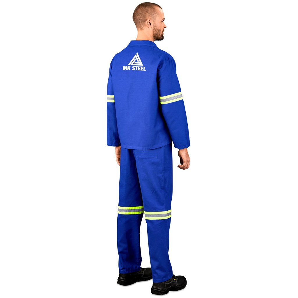 Technician 100% Cotton Conti Suit - Reflective Arms & Legs - Yellow Tape