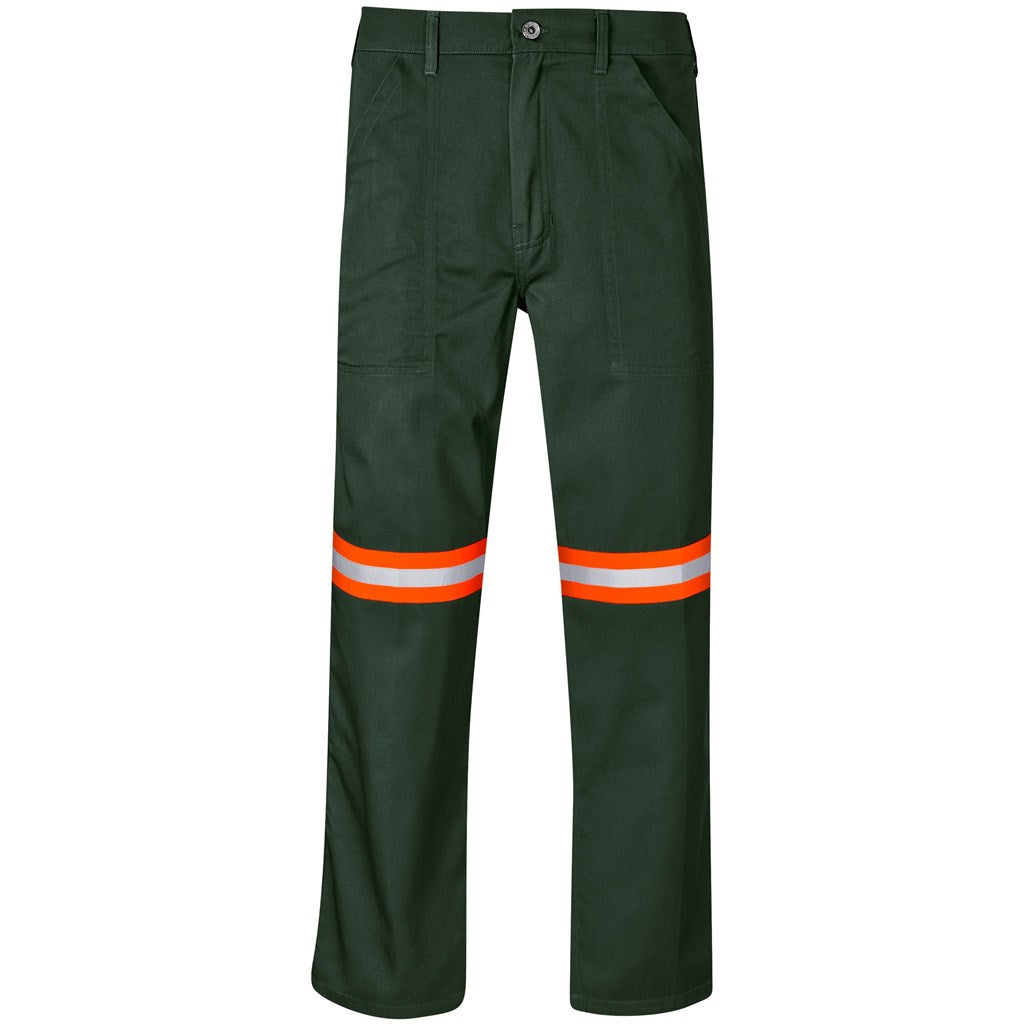 Site Premium Polycotton Pants - Reflective Legs - Orange Tape