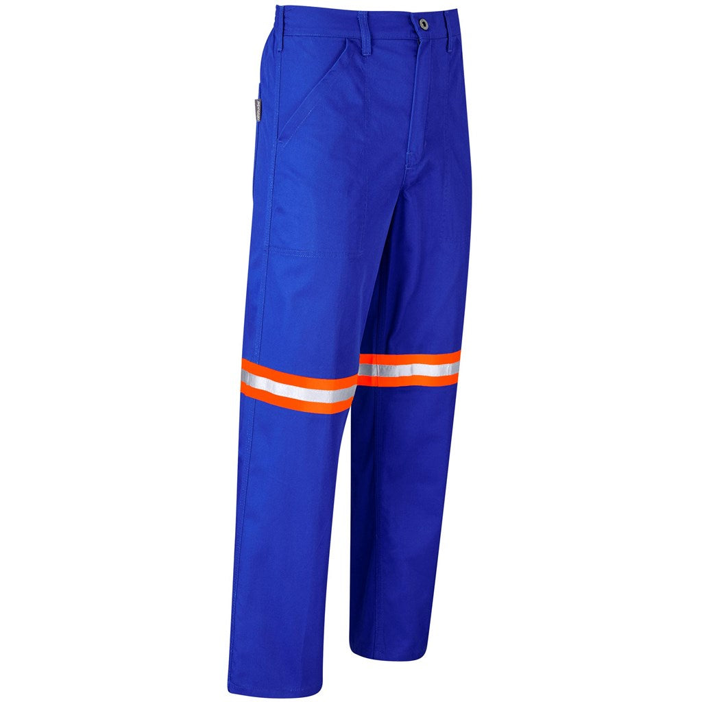 Site Premium Polycotton Pants - Reflective Legs - Orange Tape