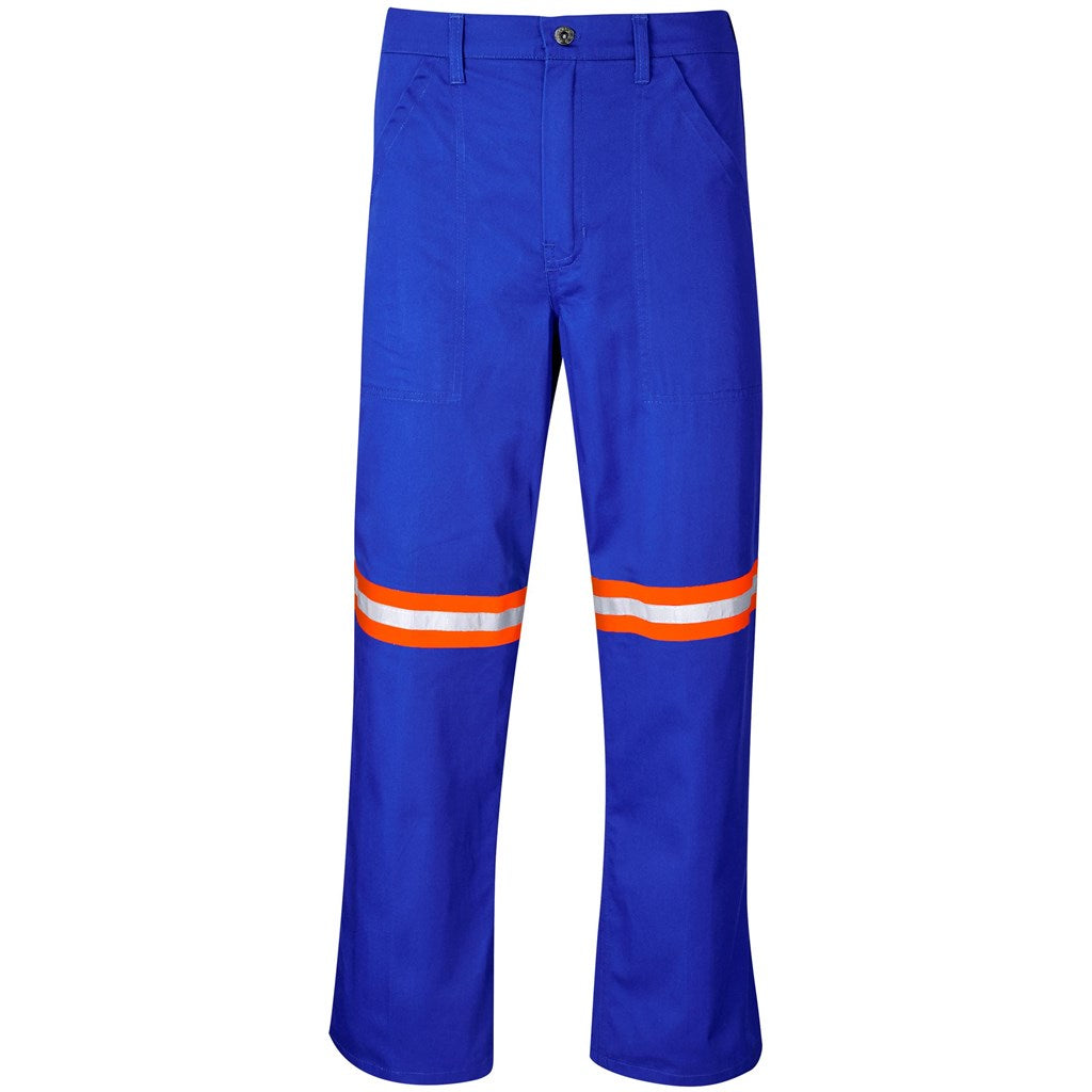 Site Premium Polycotton Pants - Reflective Legs - Orange Tape