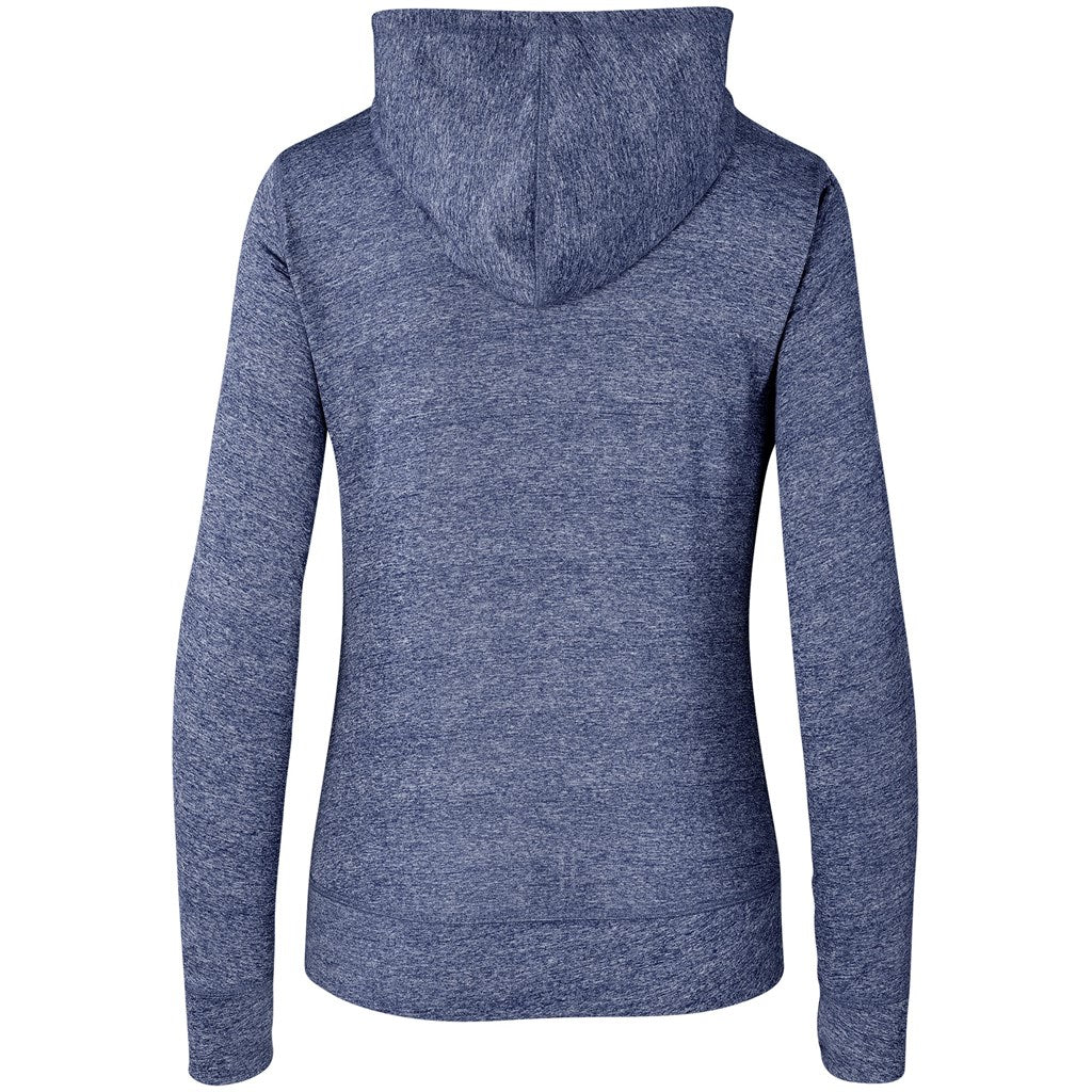 Ladies Fitness Lightweight Hooded Sweater - Red