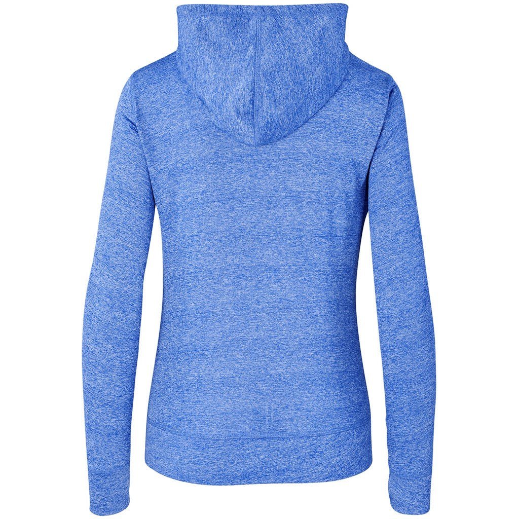Ladies Fitness Lightweight Hooded Sweater - Red