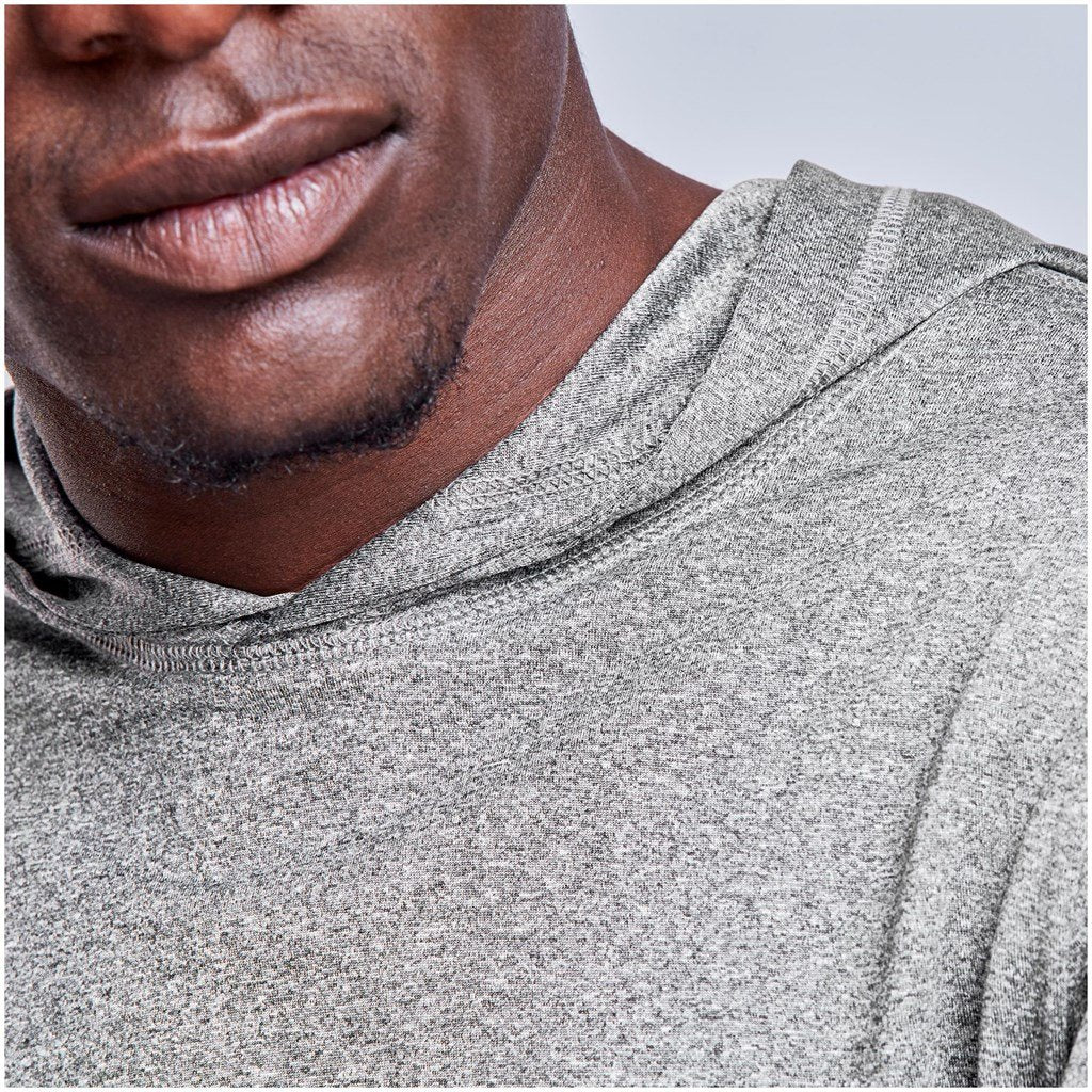 Mens Fitness Lightweight Hooded Sweater - Red