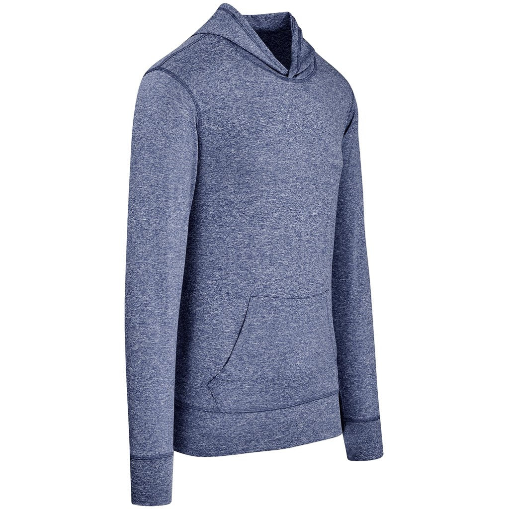 Mens Fitness Lightweight Hooded Sweater - Red