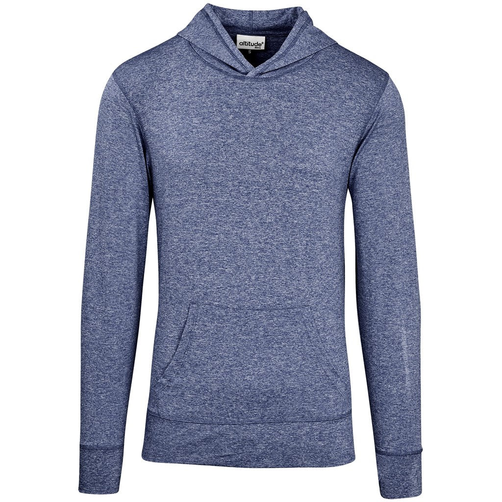 Mens Fitness Lightweight Hooded Sweater - Red