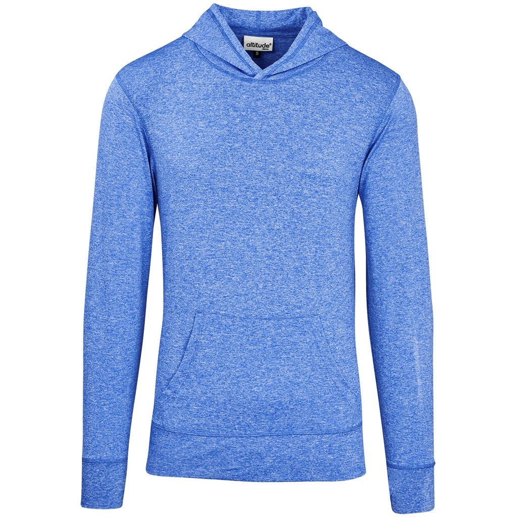 Mens Fitness Lightweight Hooded Sweater - Red