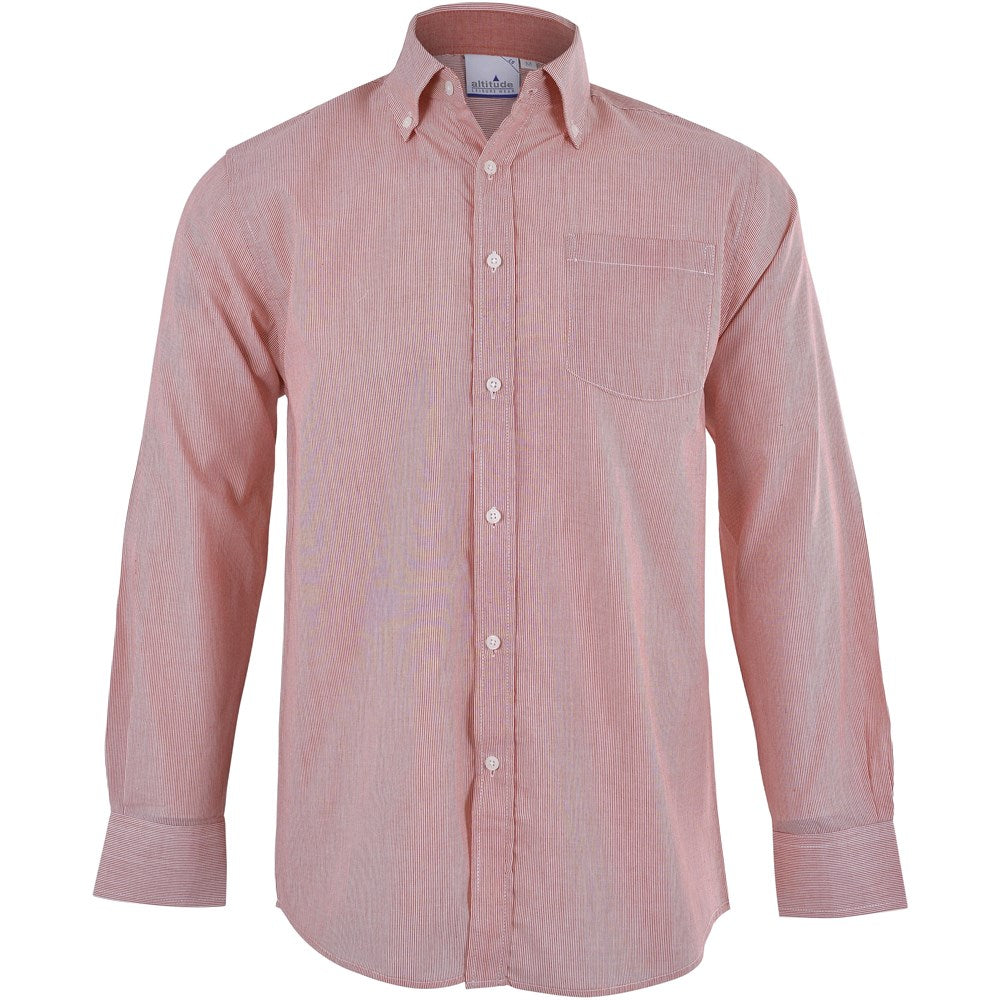 Mens Long Sleeve Lisbon Shirt - Red