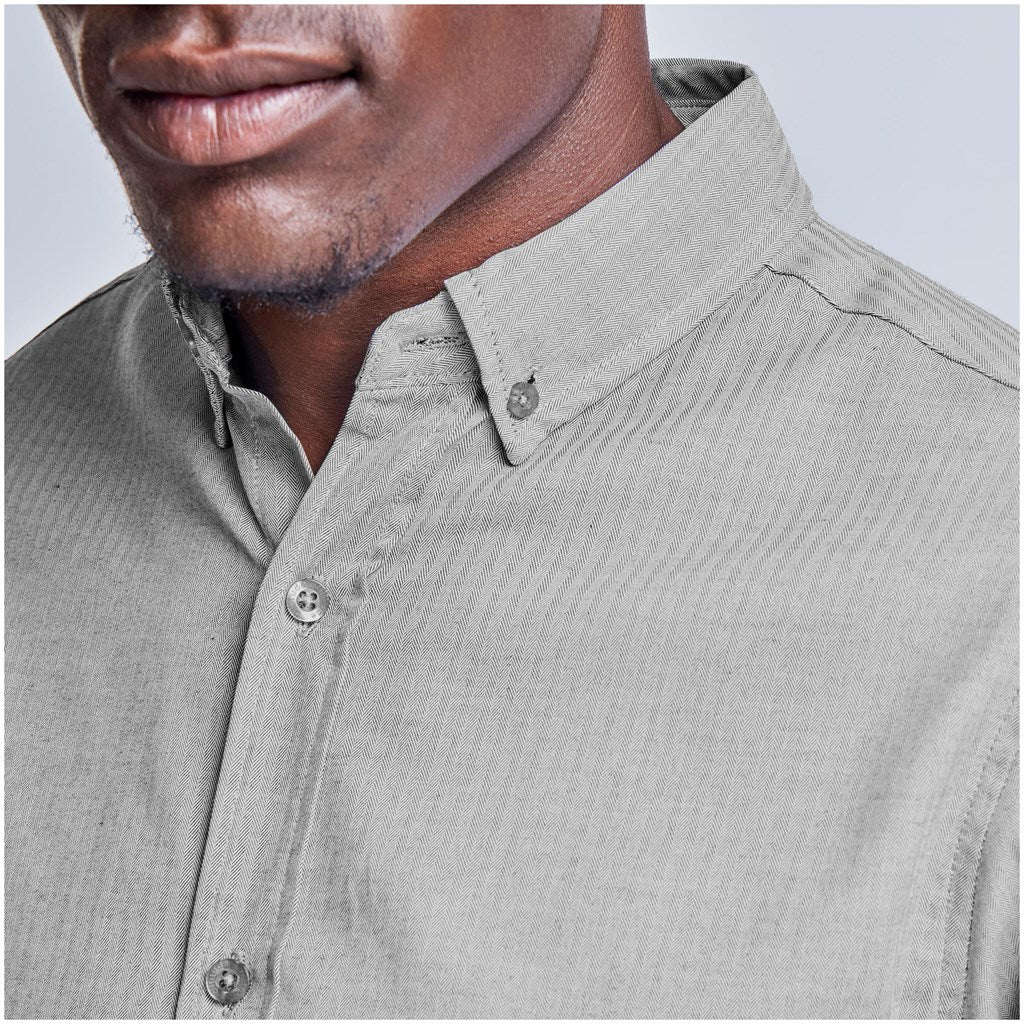 Mens Long Sleeve Nottingham Shirt - Purple