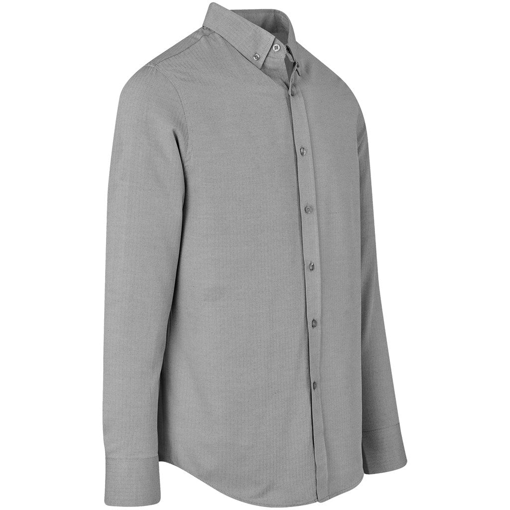 Mens Long Sleeve Nottingham Shirt - Purple