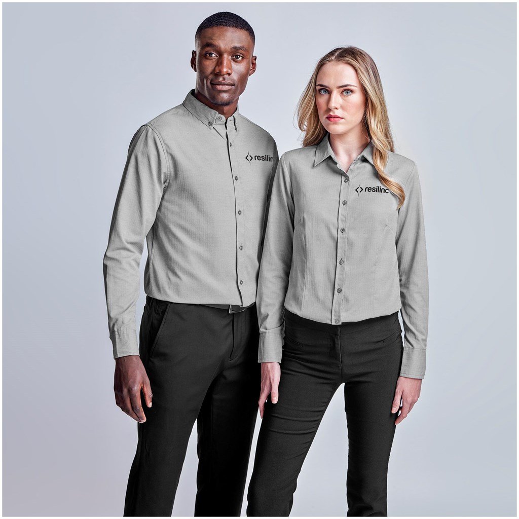 Mens Long Sleeve Nottingham Shirt - Purple