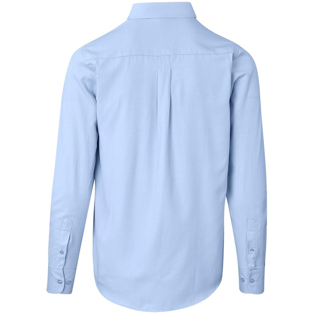 Mens Long Sleeve Nottingham Shirt - Purple