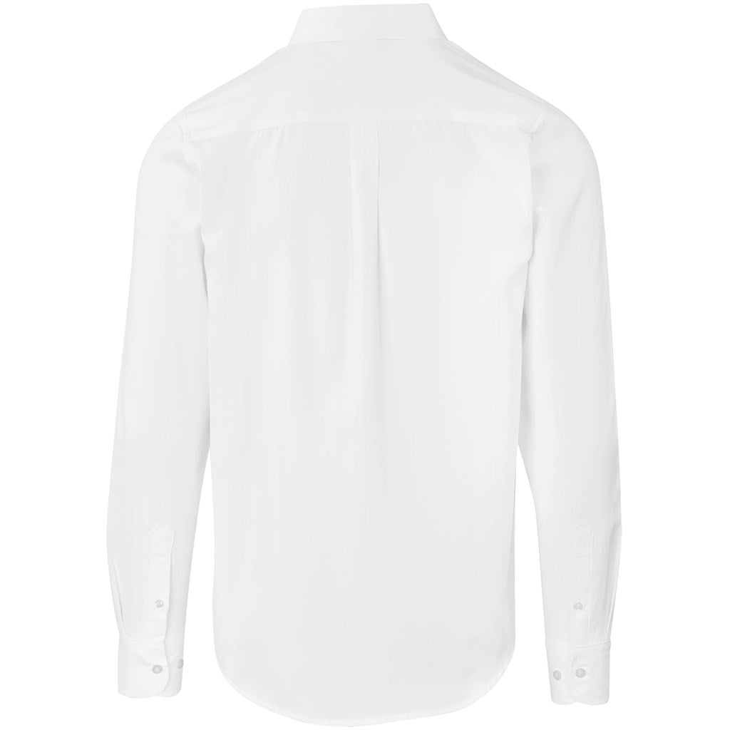 Mens Long Sleeve Nottingham Shirt - Purple