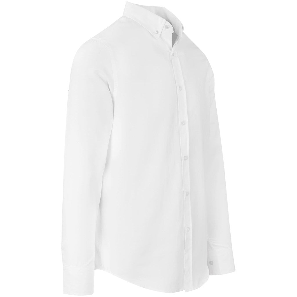 Mens Long Sleeve Nottingham Shirt - Purple