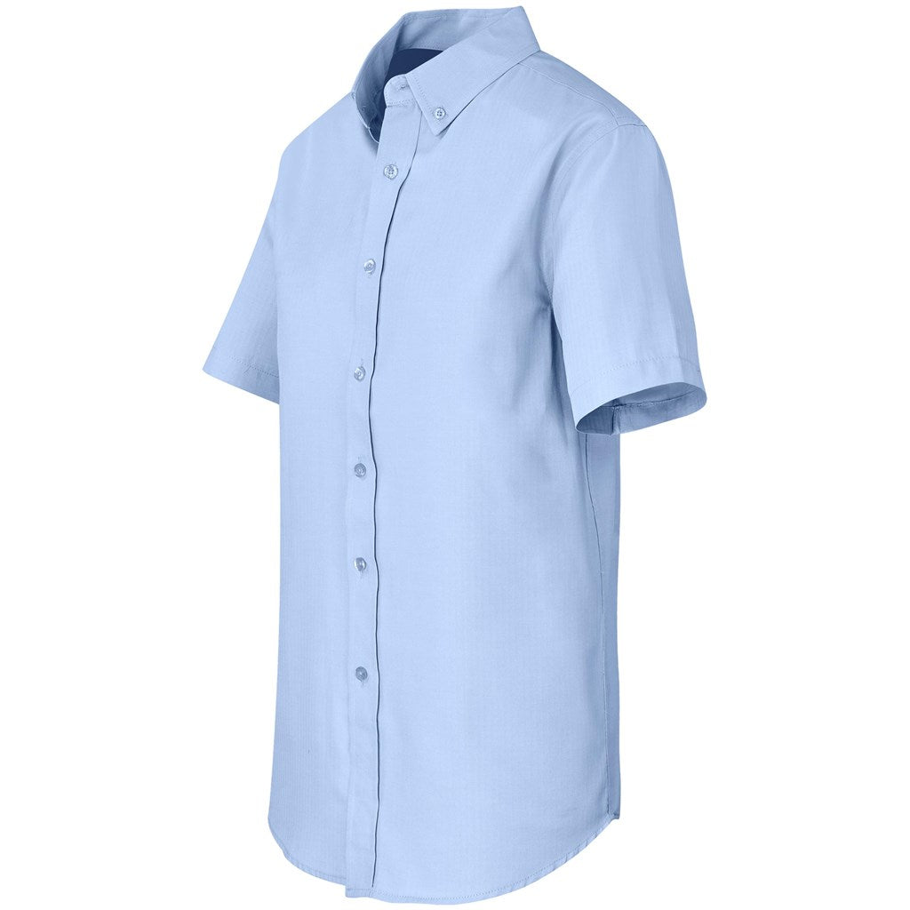 Mens Short Sleeve Nottingham Shirt - Purple