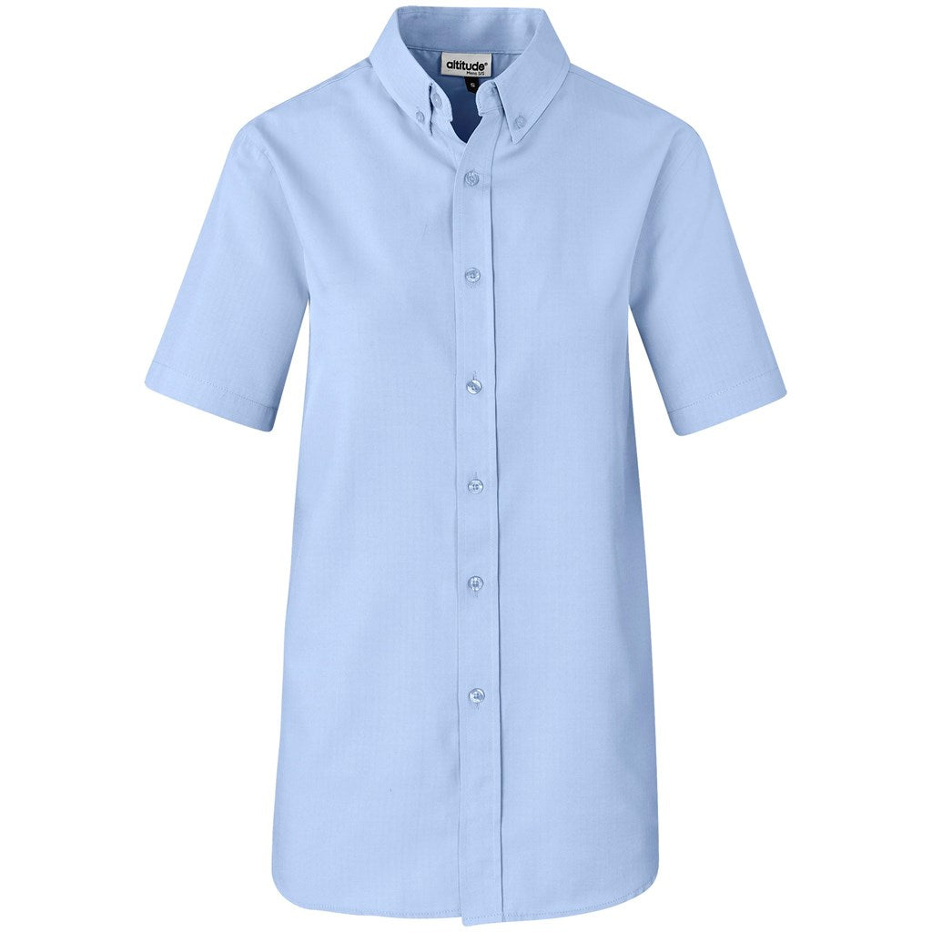 Mens Short Sleeve Nottingham Shirt - Purple