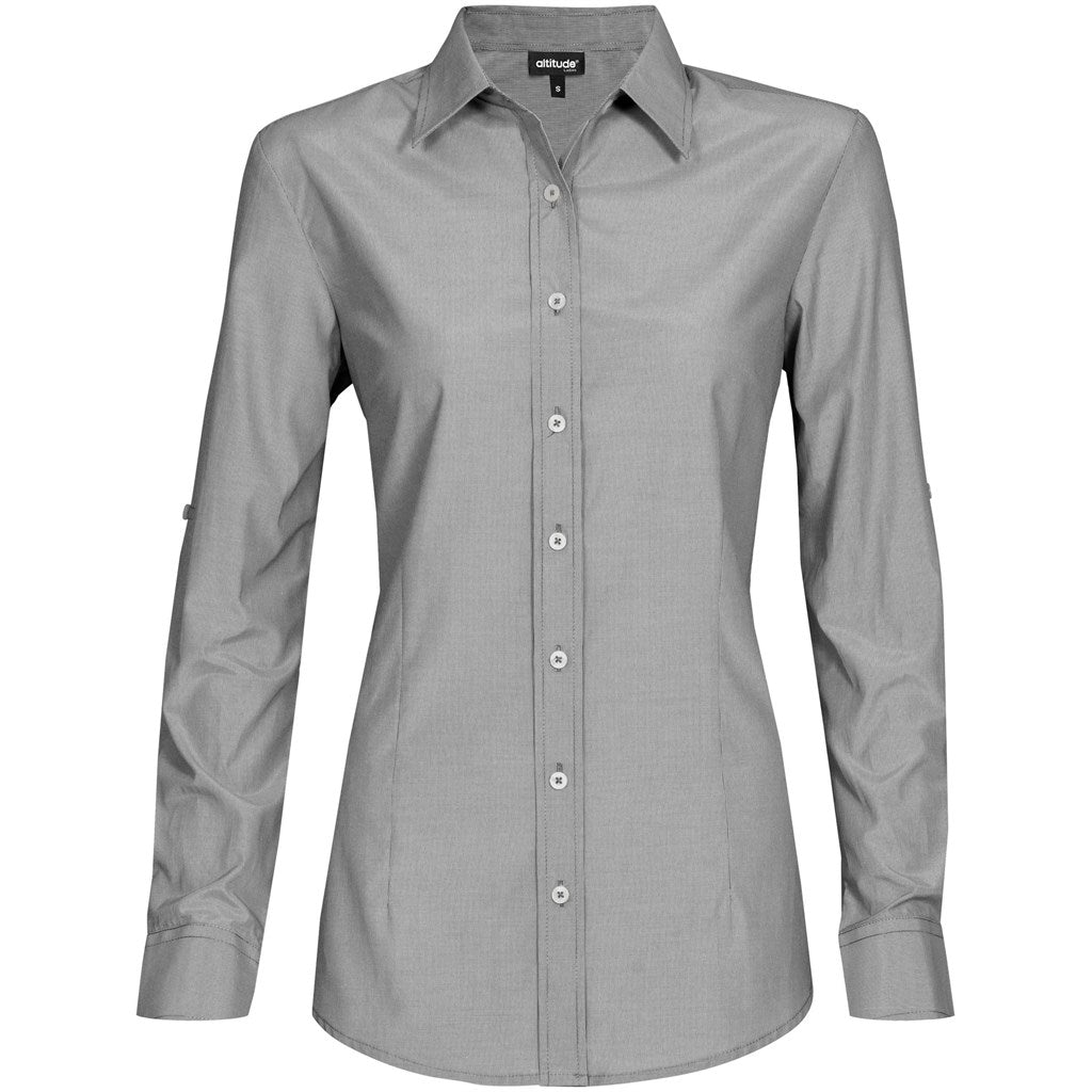 Ladies Long Sleeve Portsmouth Shirt - Red