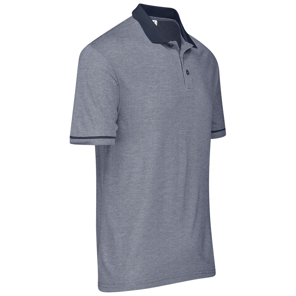 Mens Verge Golf Shirt - Blue