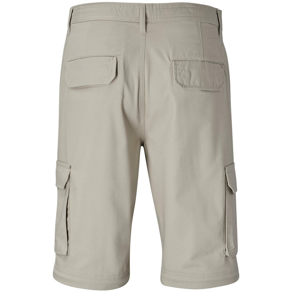 Mens Cargo Zip Off Pants - Brown