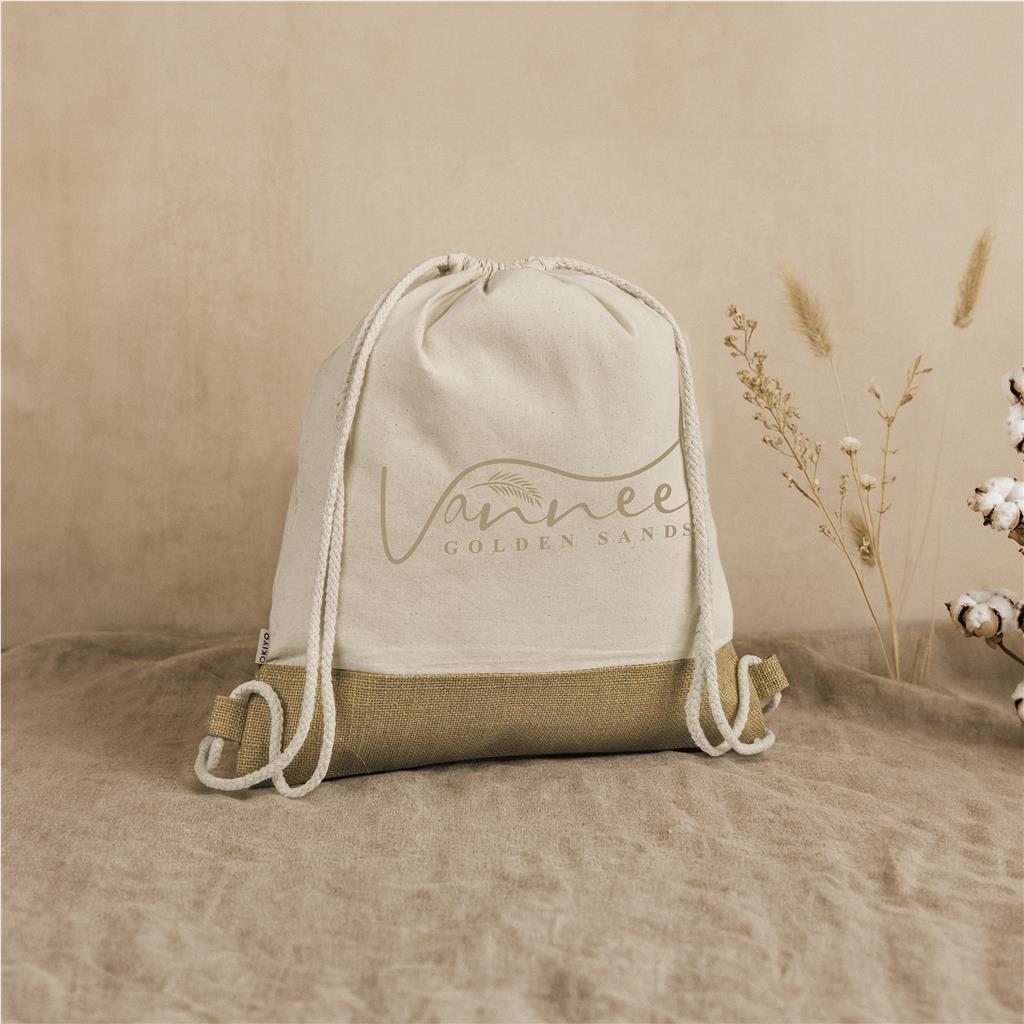 Okiyo Bijin Cotton Drawstring Bag