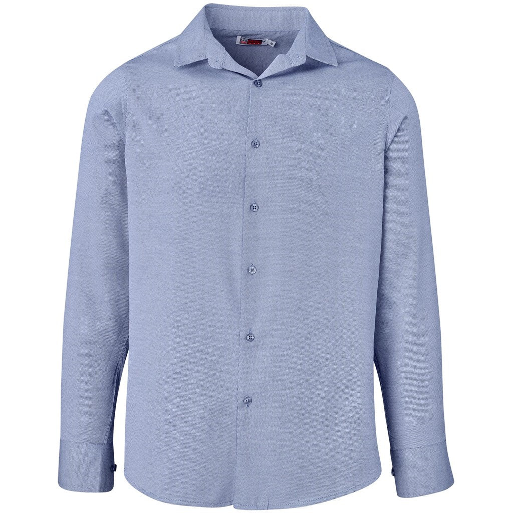 Mens Long Sleeve Wallstreet Shirt - Navy