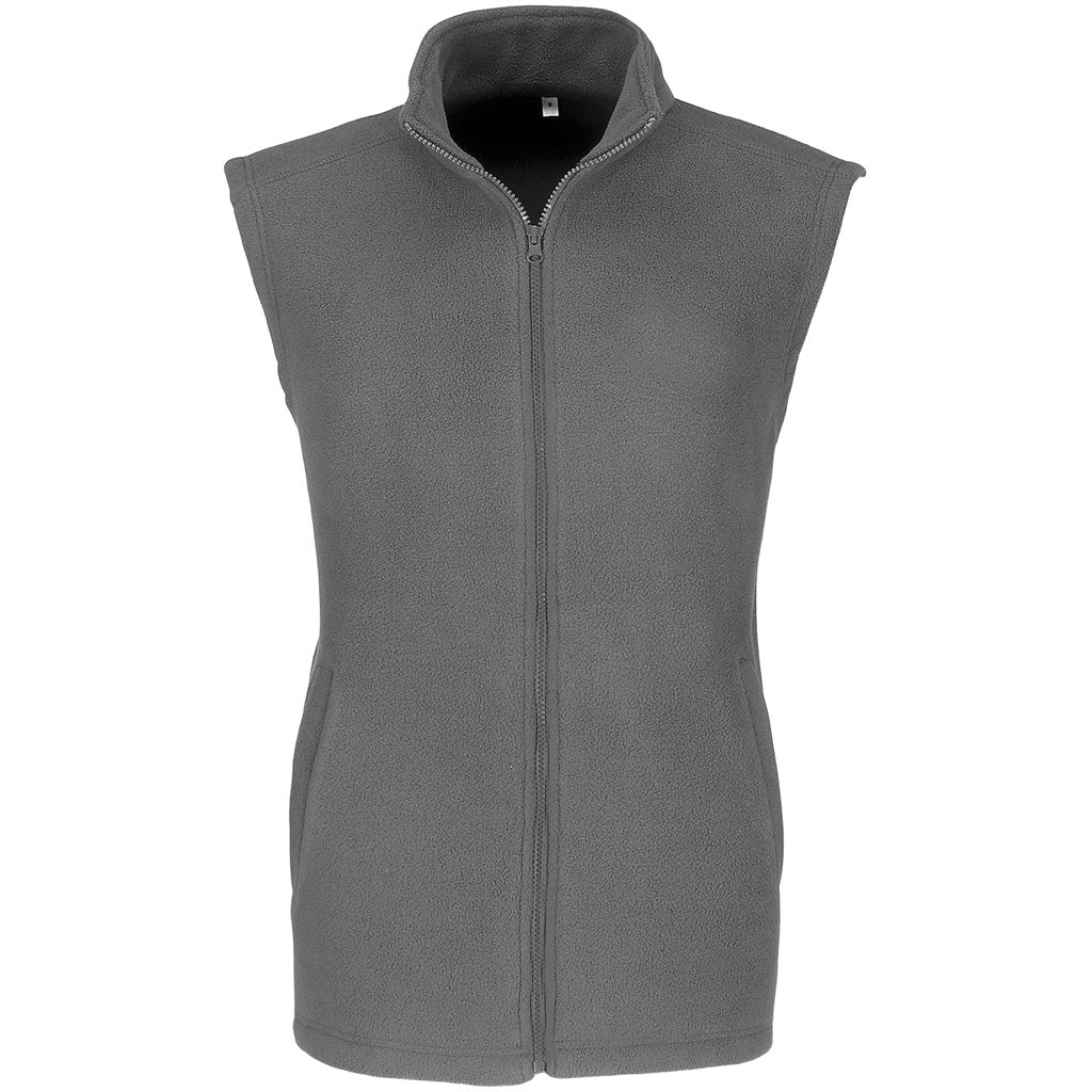 Mens Yukon Micro Fleece Bodywarmer - Grey