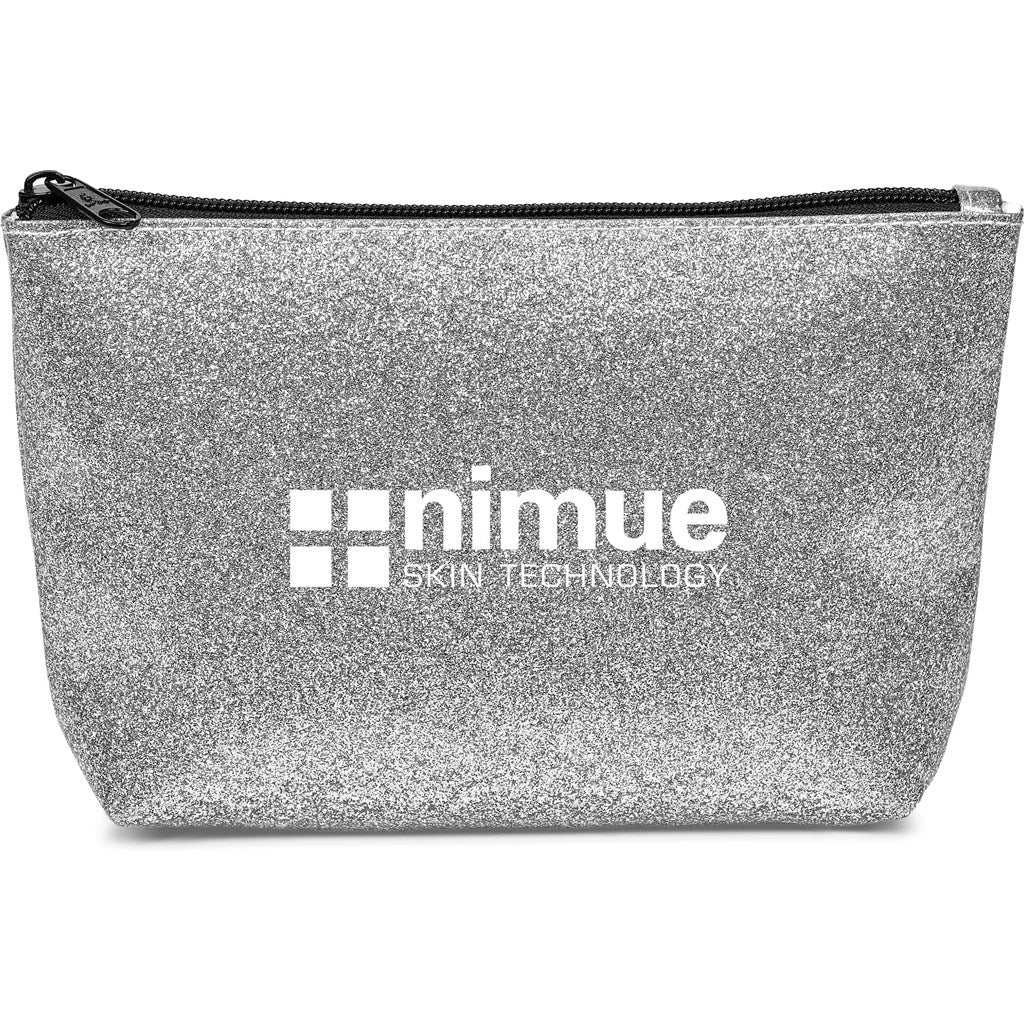 Sparkle Cosmetic Bag - Silver