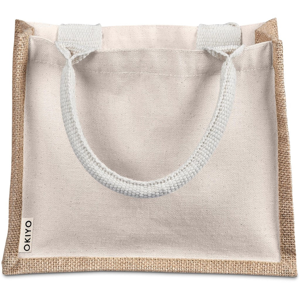 Okiyo Chinsai Mini Jute & Cotton Gift Bag