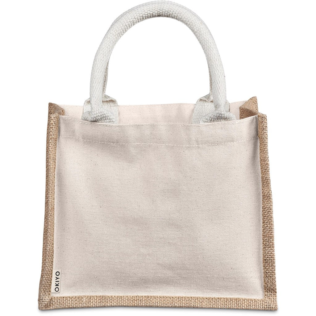 Okiyo Chinsai Mini Jute & Cotton Gift Bag