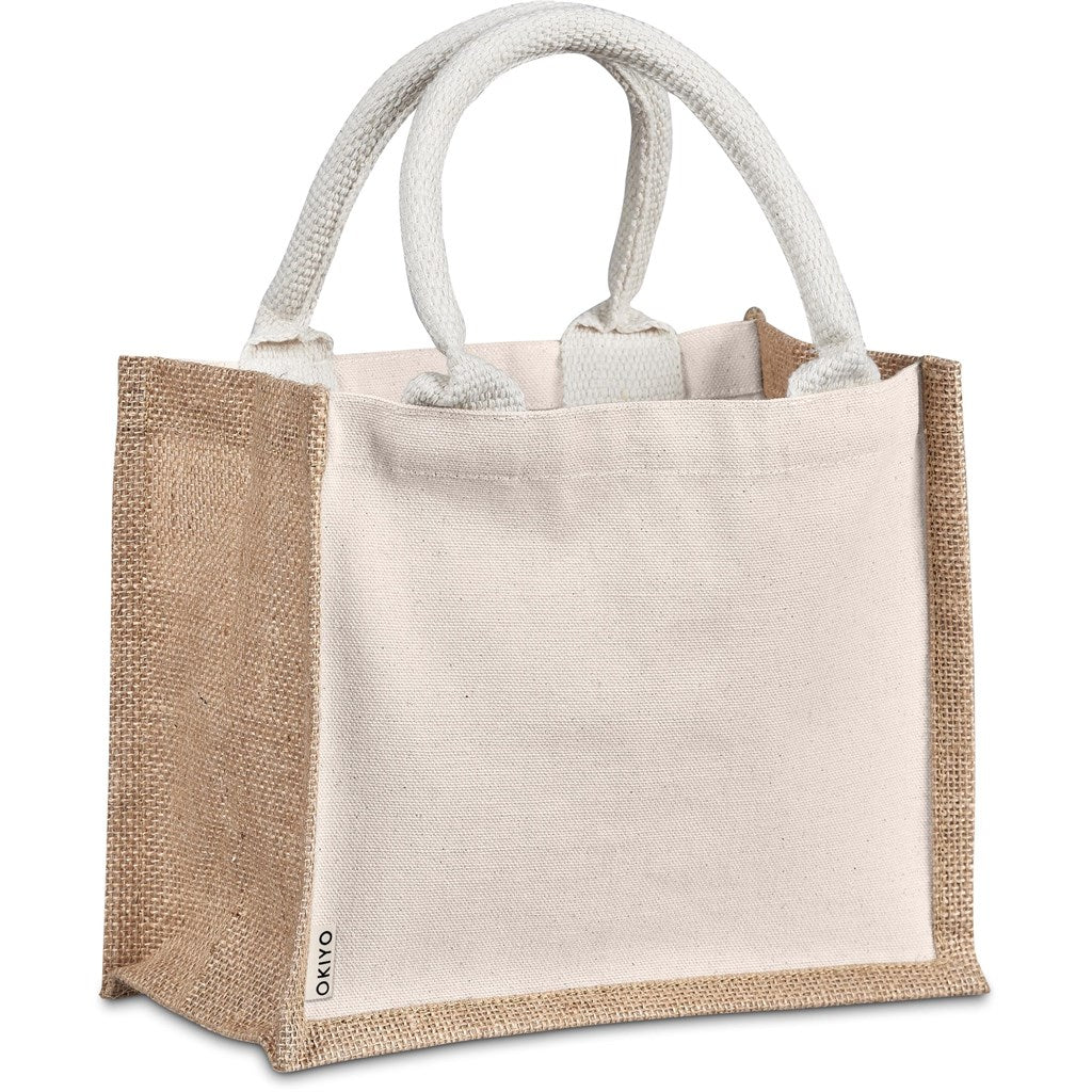 Okiyo Chinsai Mini Jute & Cotton Gift Bag