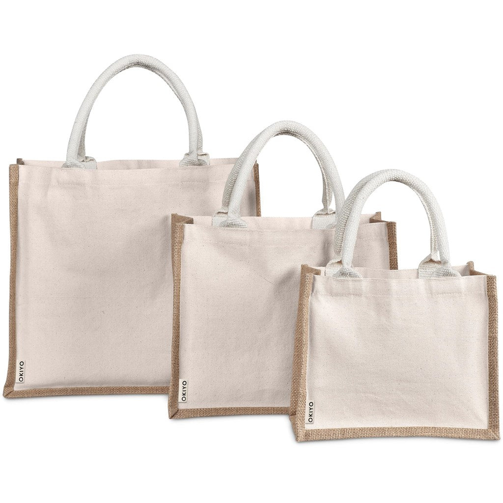 Okiyo Chinsai Mini Jute & Cotton Gift Bag