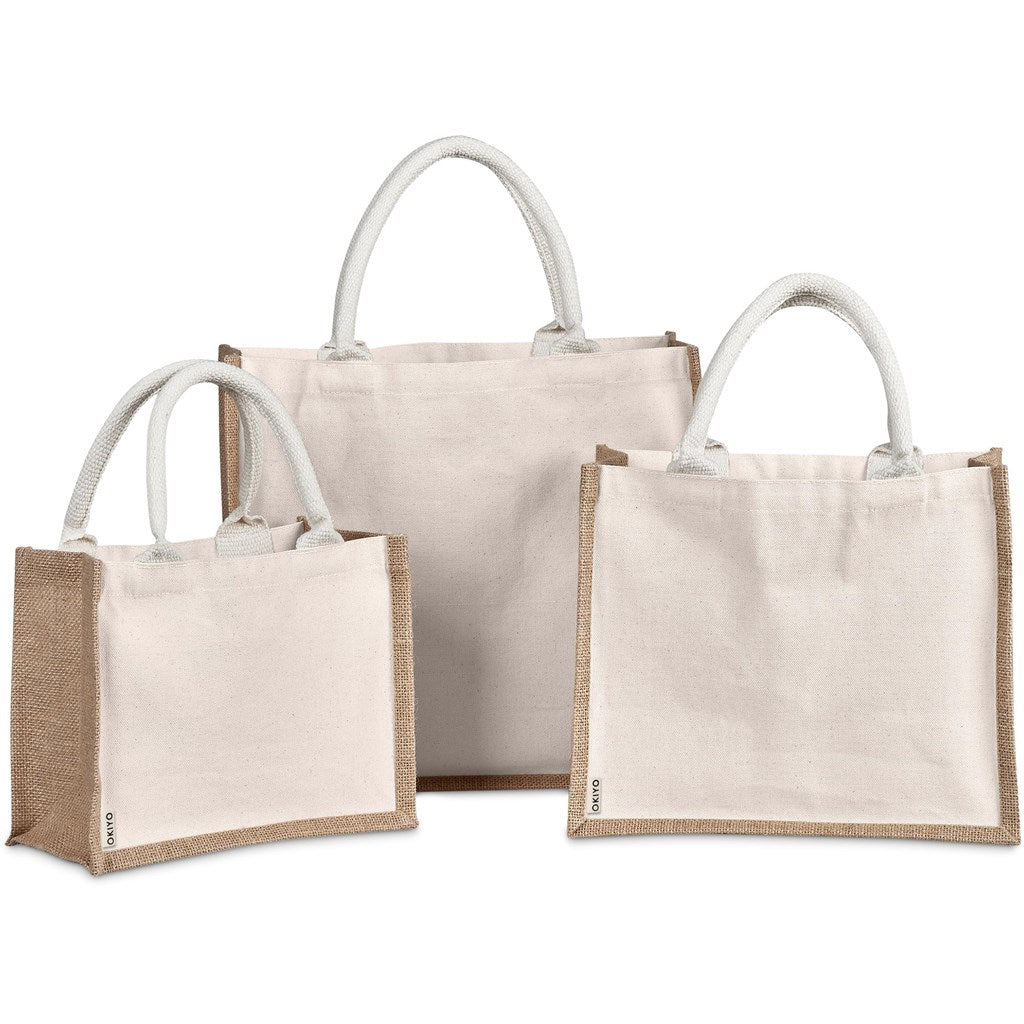 Okiyo Chinsai Mini Jute & Cotton Gift Bag