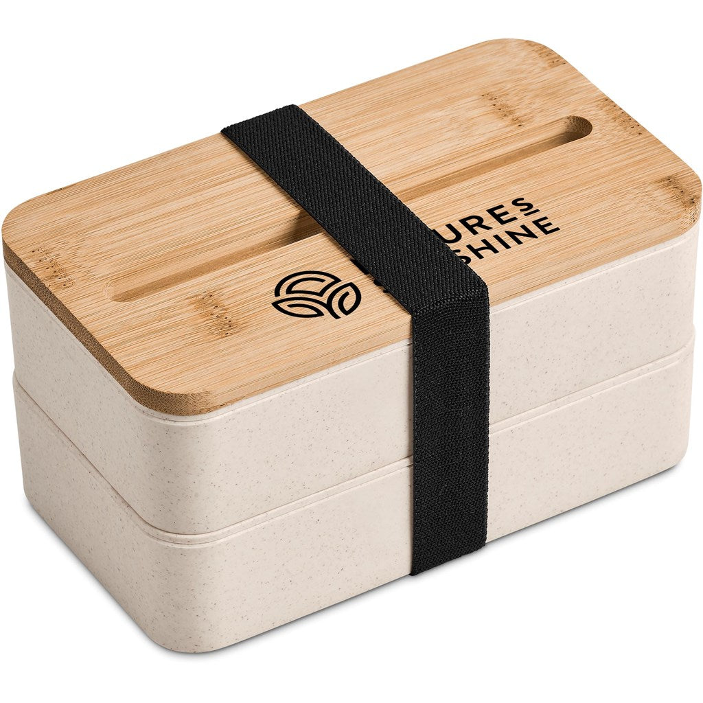 Okiyo Dura Wheat Straw Lunch Box & Phone Stand
