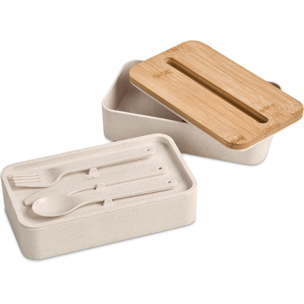 Okiyo Dura Wheat Straw Lunch Box & Phone Stand