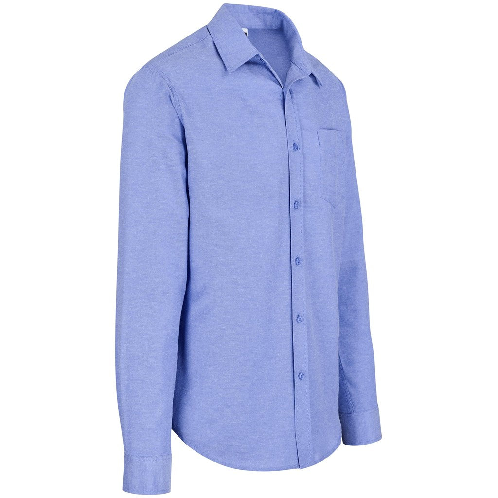 Mens Long Sleeve Oxford Shirt