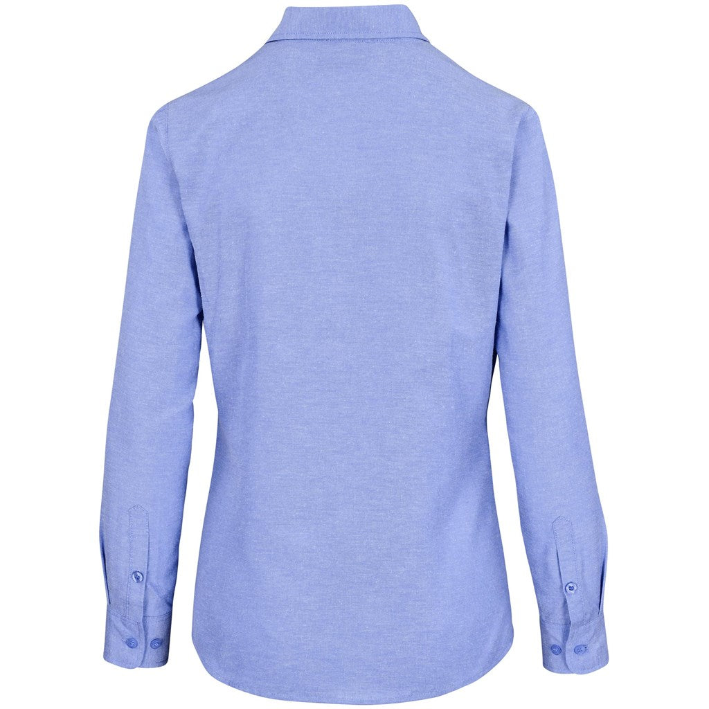 Ladies Long Sleeve Oxford Shirt