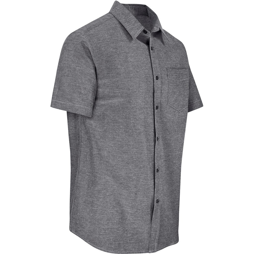 Mens Short Sleeve Oxford Shirt