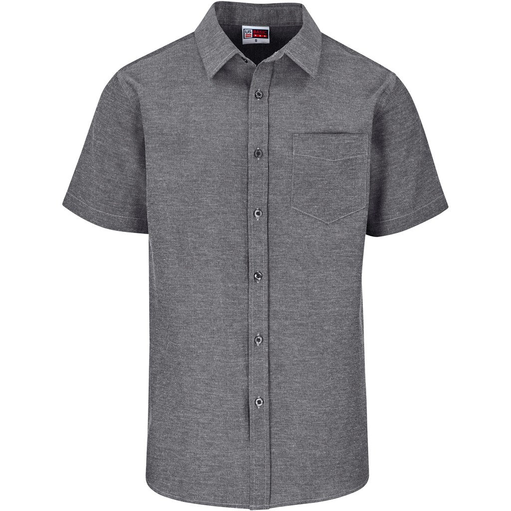 Mens Short Sleeve Oxford Shirt