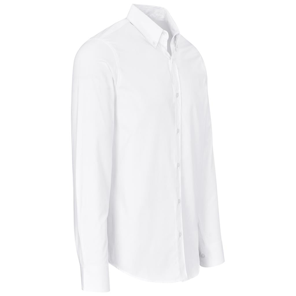 Mens Long Sleeve Cotton Twill Moderna  Shirt