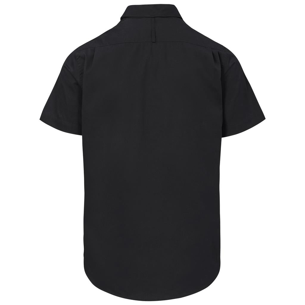 Mens Short Sleeve Cotton Twill Moderna Shirt