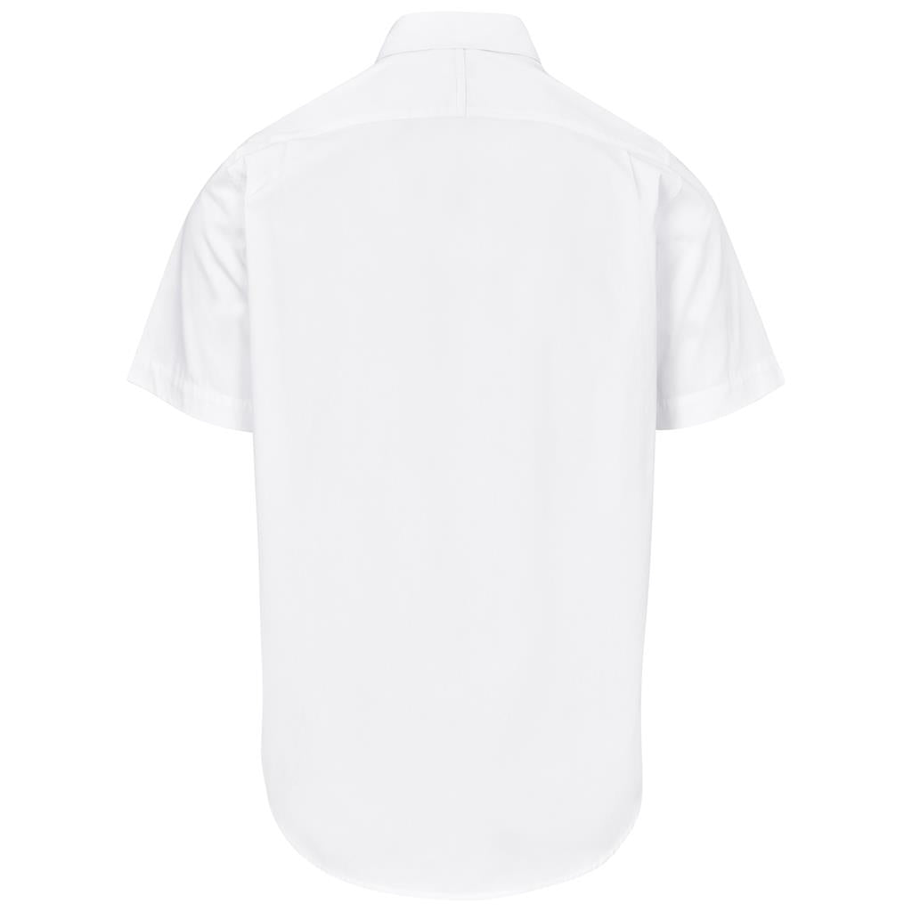 Mens Short Sleeve Cotton Twill Moderna Shirt