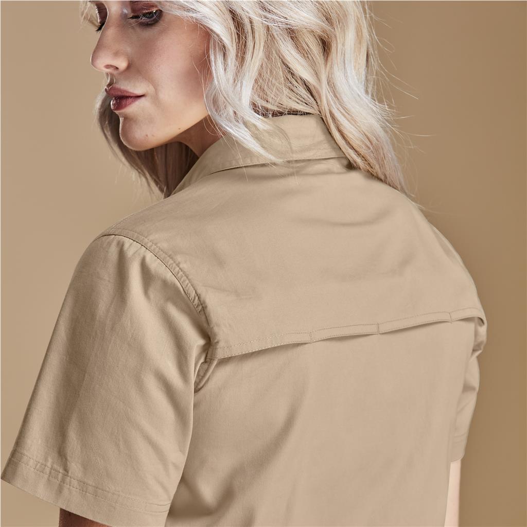 Ladies Short Sleeve Mawenzi Twill Shirt