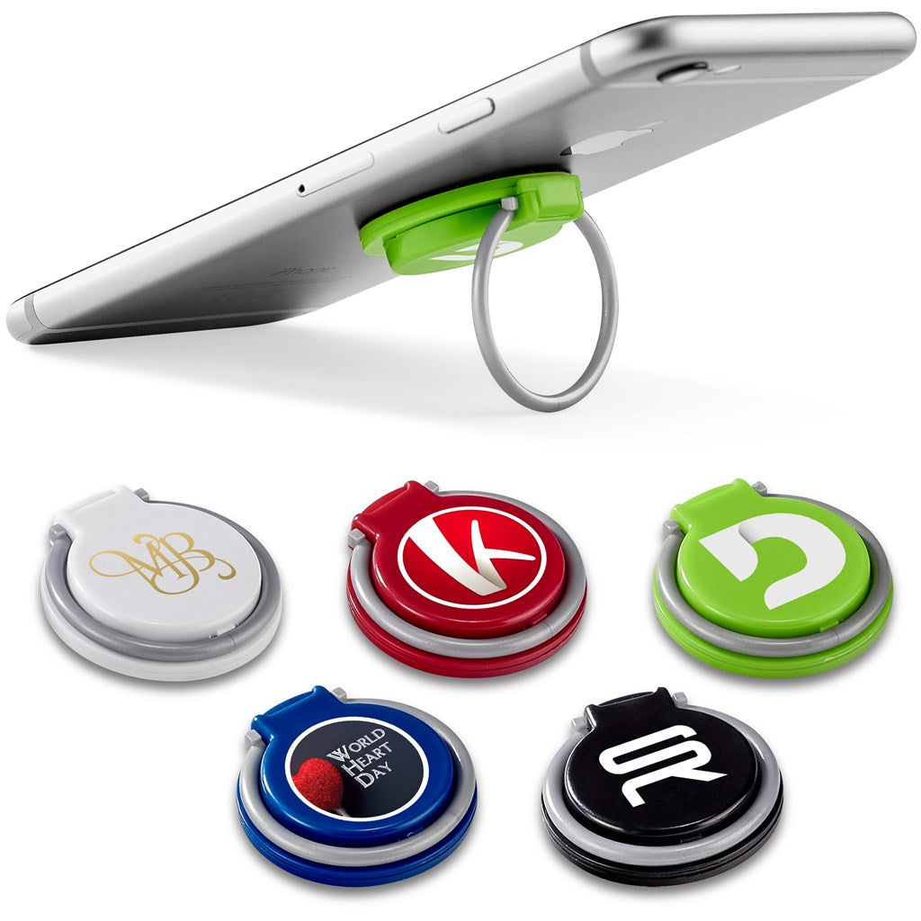 Coil-Ring Grip & Phone Stand