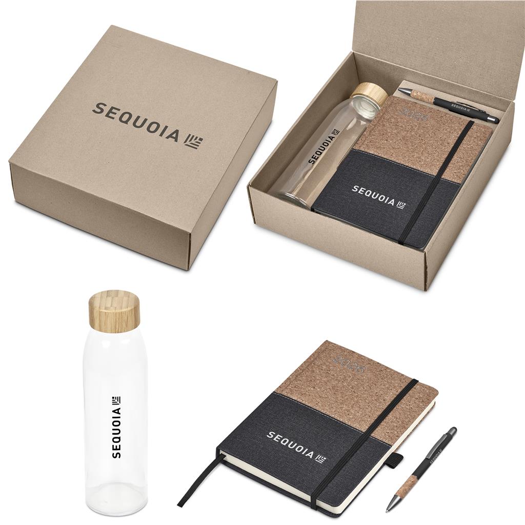 Okiyo Tekina Diary Gift Set - Black