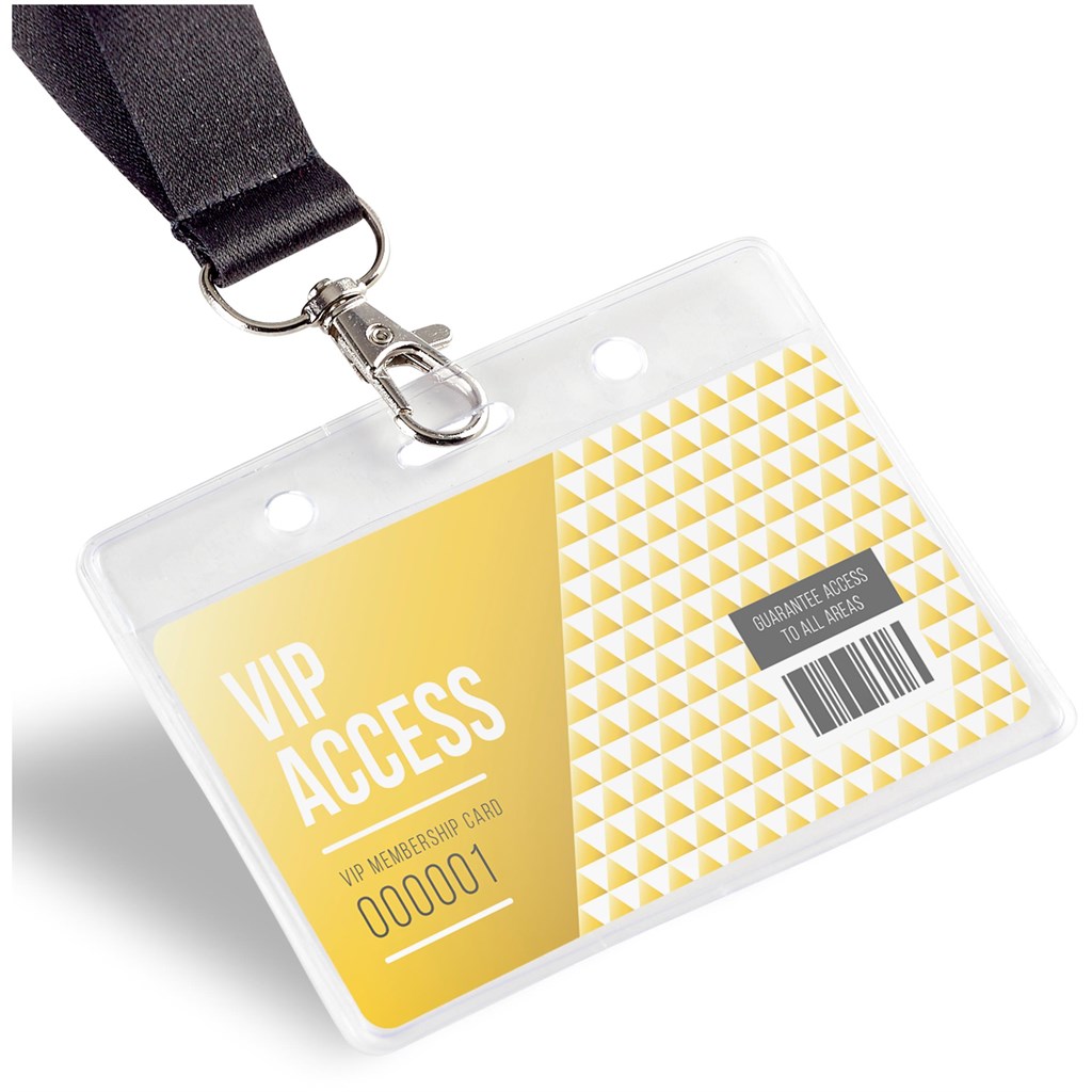 Myriad Lanyard Landscape Conference Pouch